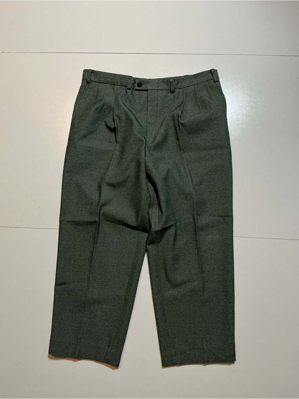 Vintage Gianfranco Ferre Talon Zipper Made In Italy Wool Pleated Dress Pants